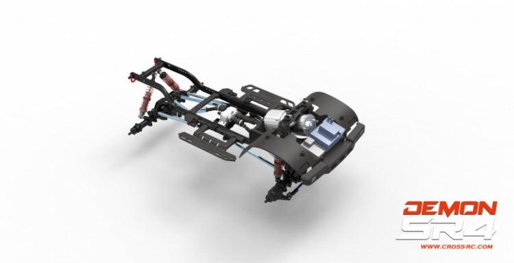 Cross rc Demon SR4A kit scaler pickup rc 4x4 05