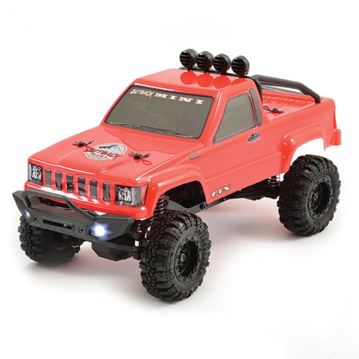 FTX Outback Mini 1/24 4x4 Scaler RTR con luci Rosso - Negozio di