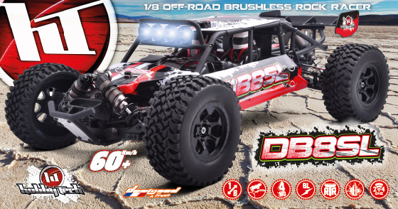 Hobbytech DB8-SL pack éco Desert Buggy 1/8 brushless avec batterie +  chargeur