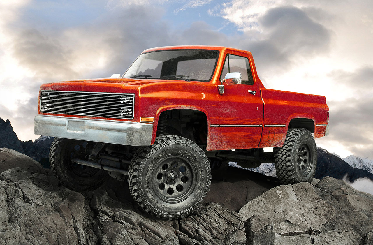 MST CMX C10 Pickup RTR 1/10 orange 4x4 01