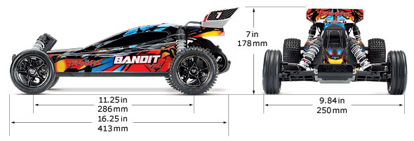 Traxxas Bandit VXL 2018 buggy 1/10 10