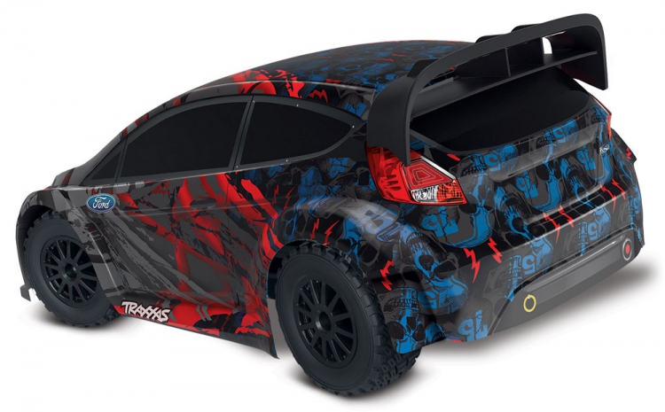 Traxxas Ford fiesta st 4wd 1/10 rally car rtr 02b