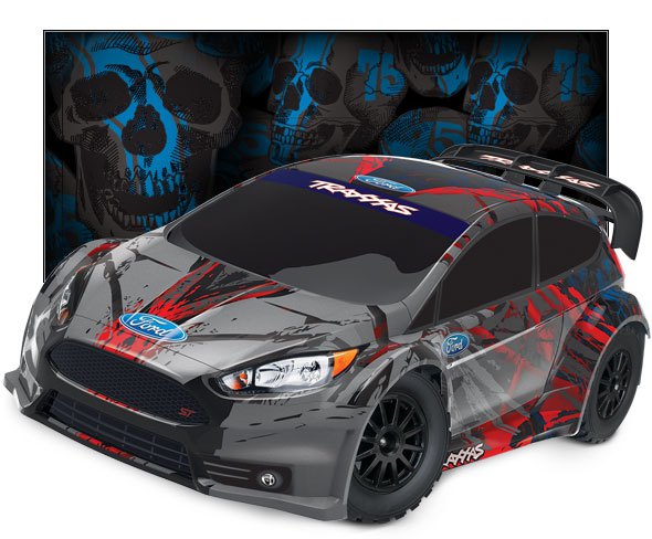 Traxxas Ford fiesta st 4wd 1/10 rally car rtr 01b