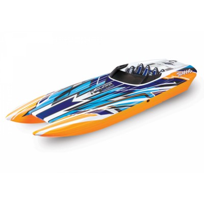 Traxxas DCB M41 Catamaran BL TQI TSM RTR ArancioX