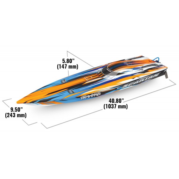 traxxas spartan motor specs