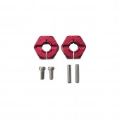 X-Rider 12MM Hex Hub Set Metal Red 2