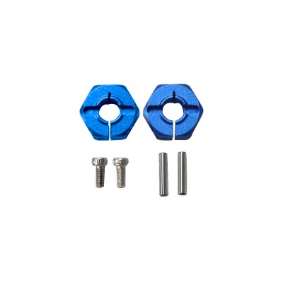 X-Rider 12MM Hex Hub Set Metal Blue 2