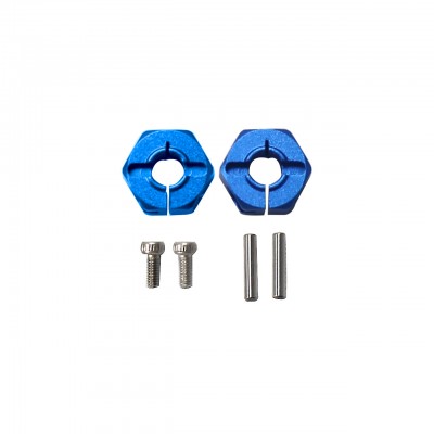 X-Rider 12MM Hex Hub Set Metal Blue 2