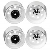 RC4WD Deep Dish Wagon 1 .9 Steel Beadlock Wheels White