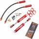 Yeah Racing Shock Absorber 90mm Desert Lizard Piggyback TRX-4 Red 2