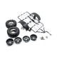 Yeah Racing carrello 2 ruote acciaio Jeep Crawler