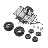 Yeah Racing 2 Wheel Trolley Steel Jeep Crawler