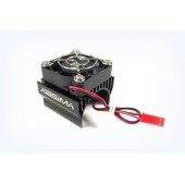 Absima Metal Top Heatsink with Fan 1:8 Max 40mm black