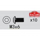 The Rally Legends BH Screws M3x6