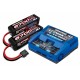 Ez-Peak Lipo Charger LiPo 100W 220V + 2 Batteries 4S 14. 8v 6700mah ID Traxxas XMaxx 8s