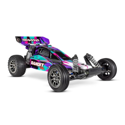 Traxxas Bandit 2022 2WD VXL Brushless TSM No Batt No Charger Purple