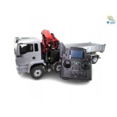 Lesu Kit Camion 8x8 MAN TGS Cassone Scarrabile Con Gru 1 /14 Idraulico RTR Paladin