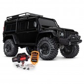 Traxxas TRX4 Land Rover Defender Black 4x4 RTR With Winch