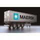 Tamiya Container Trailer Maersk 40ft 3-Axles RTR