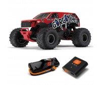 Arrma Gorgon Mega 550 Brushed 4x2 1 /10 Monster Truck RTR Red