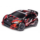 Traxxas Ford Fiesta ST Rally VXL BL-2S Brushless 1/ 10 4WD Rally Car Rosso