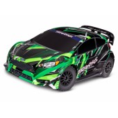 Traxxas Ford Fiesta ST Rally VXL BL-2S Brushless 1/ 10 4WD Rally Car Verde