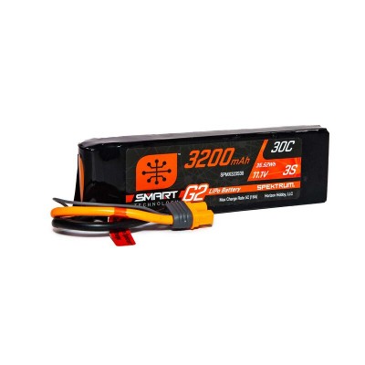 Spektrum Battery Lipo 11 .1V 3200mAh 3S 30C Smart G2 IC3