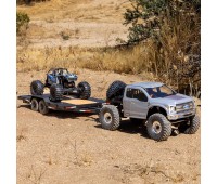 Axial Rimorchio Flat Bed Con Luci e Rampe 1 /10