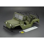 KillerBody Carrozzeria 1/10 Jeep Crawler WARRIOR, Verde Militare ALL IN