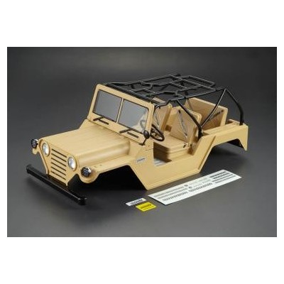 KillerBody Carrozzeria 1/10 Jeep Crawler WARRIOR, Deserto Militare ALL IN