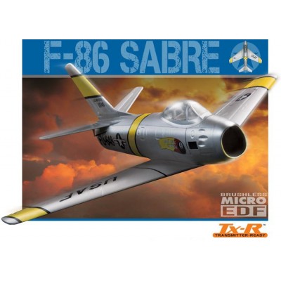Great Planes Micro Jet F86 Sabre Tx-R Aereo Elica Intubata
