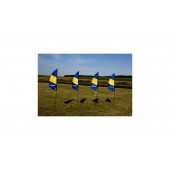 3.5 ft 1m FPV Boundry Marker Flag (4) with Stakes HH Logo
