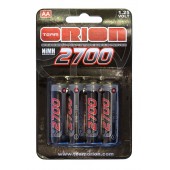 Orion Set Batterie Stilo Ricaricabili 2700mah AA (4)