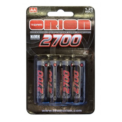 Oion set 4 AA Batteries Rechargeables 2700mah