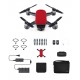 Dji Spark Mini Drone Combo Radio Lava Red Fpv