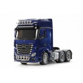 Tamiya Kit Camion Mercedes Benz Actros 6x4 Gigaspace Blu 3363 1 /14 TA56354