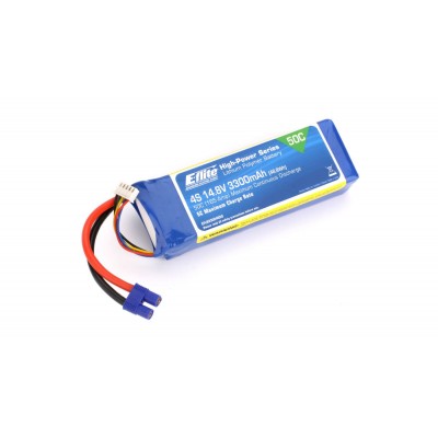 E-flite LiPo 4S 3300mah 14, 8V 50C Ec3