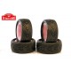 The Rally Legends Set 4 Gomme Stradali 40R Grip 1-10 con inserti in spugna EZRL3006