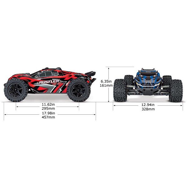 traxxas rustler 4x4 brushed