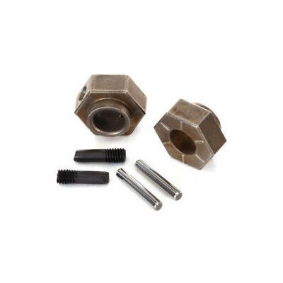 Traxxas  Wheel Hubs 12MM 2 Stub Axle Pins 2 Steel Fits TRX-4