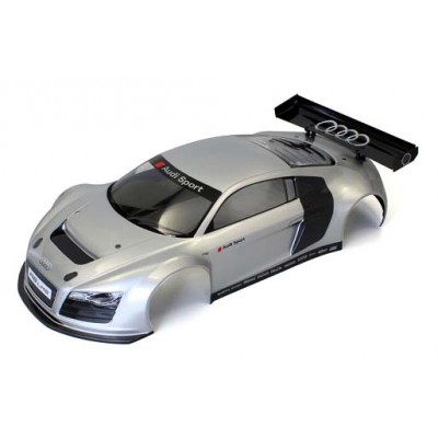 Kyosho Body 1 :10 Clear Body Gt2 Audi R8 Grey