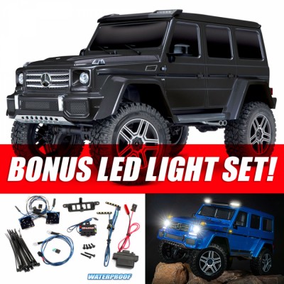 Traxxas TRX4 Mercedes G500 Black Led