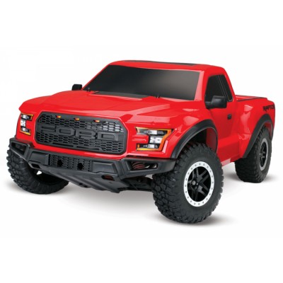 Traxxas Ford F-150 Raptor 2WD TQ Rosso 1 /10 RTR no Batteria / Caricabatteria