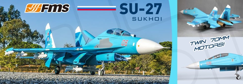 Fms Su-27 70mm EDF Jet
