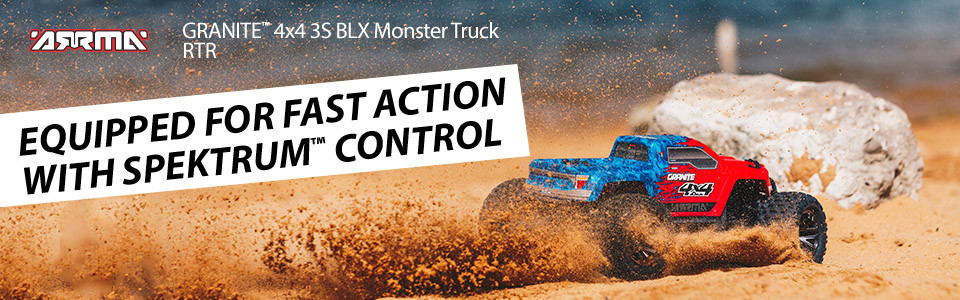 Arrma Granite 3S 4x4 Brushless BLX RTR Red 1