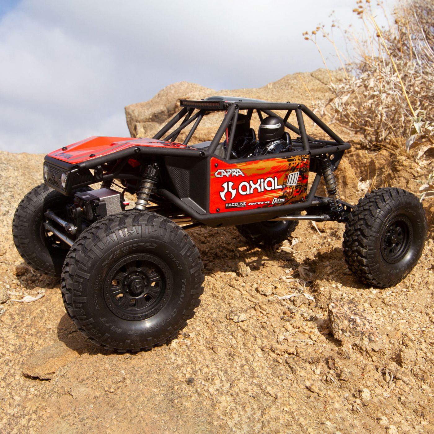 Axial Capra 1.9 Kit Unlimited Trail 4wd Red RTR 03x