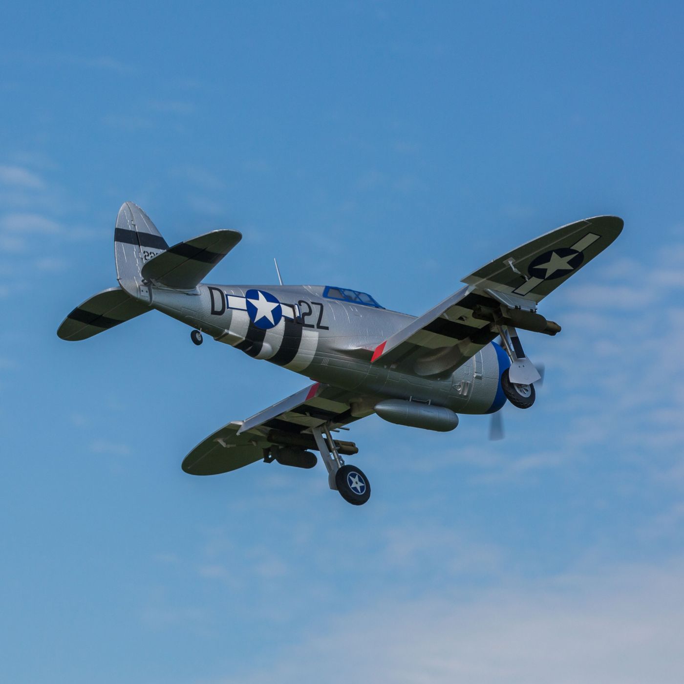 E-flite P-47 Razorback Warbird bnf basic safe 04