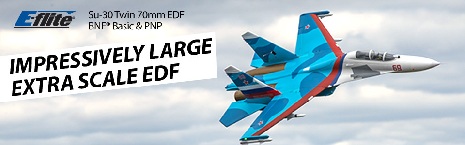 E-flite SU-30 Jet Rc Twin 70mm EDF BNF Safe 01
