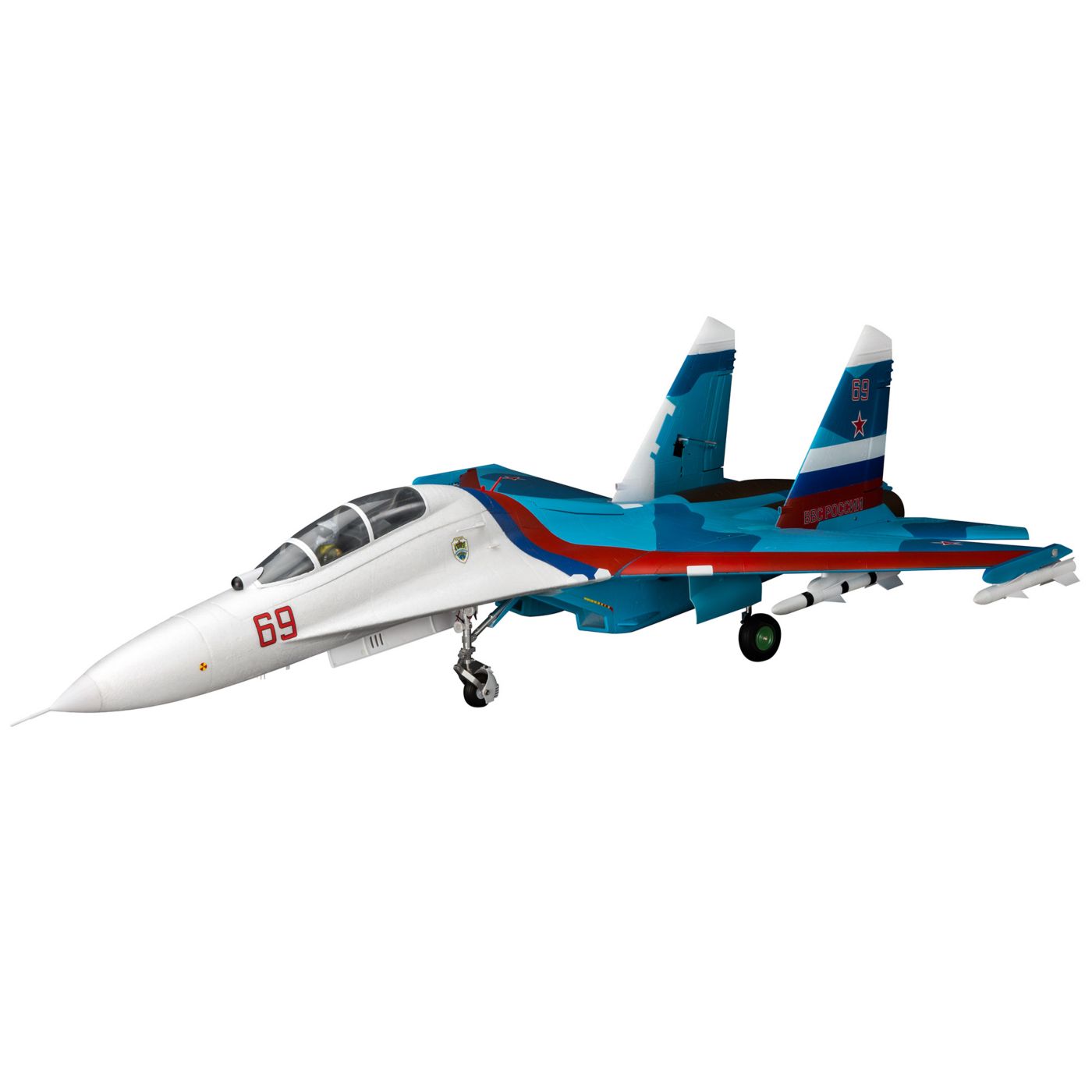 E-flite SU-30 Jet Rc doppio Motore 70mm EDF BNF 02