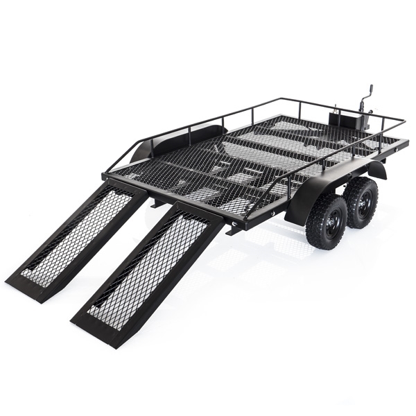 Carrello Scaler RC in metallo 1/10 con rampe e Led 3